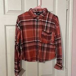 Flannel plaid shirt